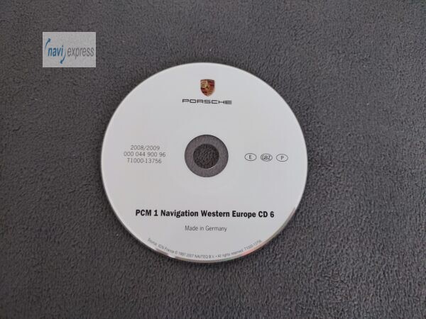 Porsche PCM 1 (16 Bit) Navigation CD Spanien Portugal Gibraltar 2008/2009 00004490096