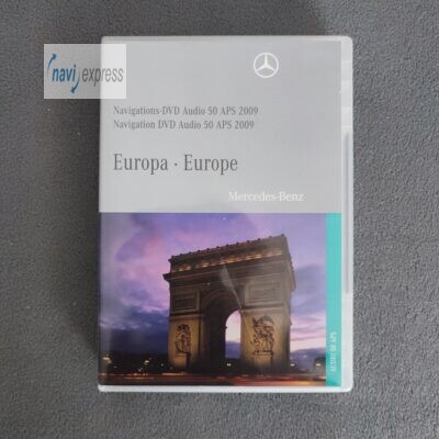 Mercedes-Benz Navigation DVD Set AUDIO 50 APS NTG2.5 EUROPA 2009 A1718273459 Version 3.0