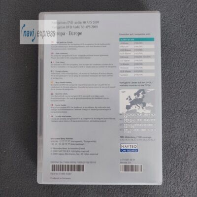 Mercedes-Benz Navigation DVD Set AUDIO 50 APS NTG2.5 EUROPA 2009 A1718273459 Version 3.0