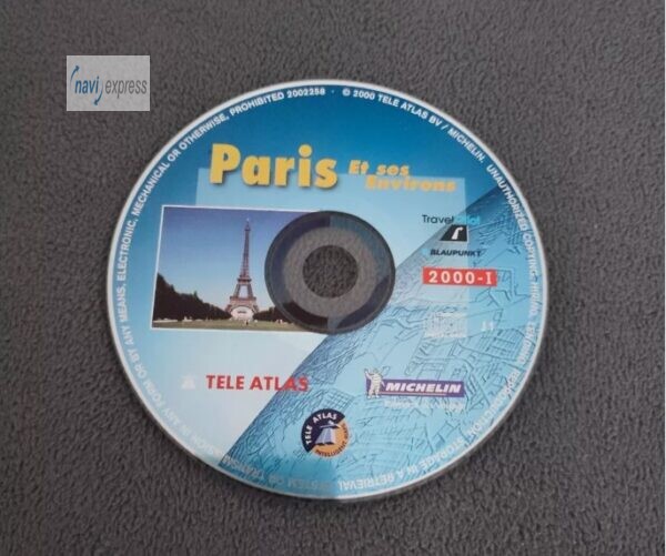 Navigation CD TravelPilot KEIN DX / NO DX PARIS und Umgebung 2000