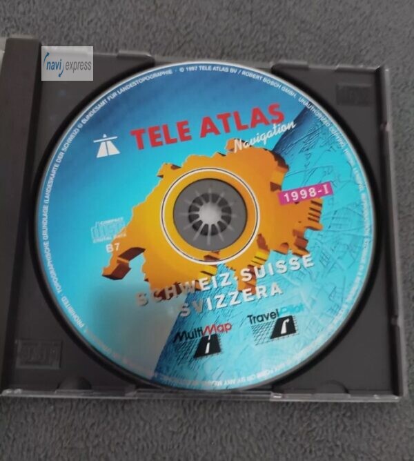 Navigation CD TravelPilot KEIN DX / NO DX SCHWEIZ SUISSE SVIZZERA 1998