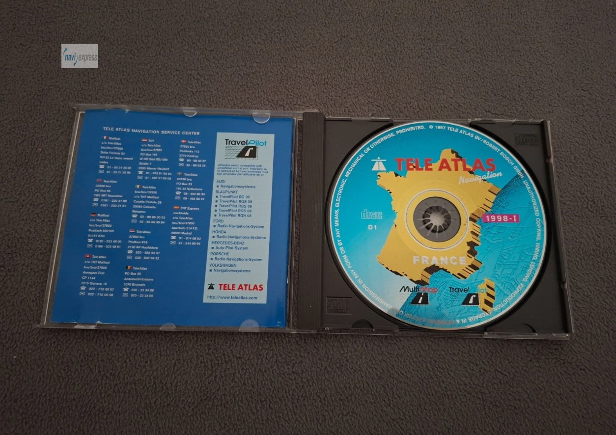 Navigation CD TravelPilot KEIN DX / NO DX FRANCE 1998