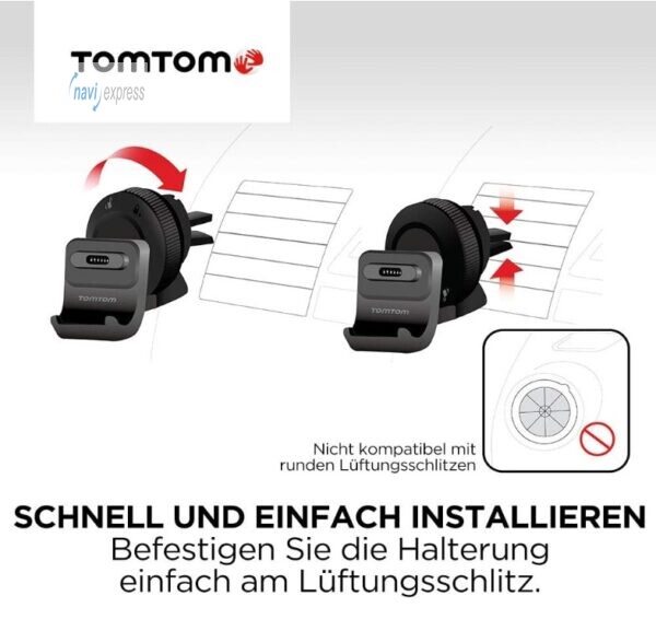 TomTom Lüftungsschlitzhalterung Air Vent Mount für GO 520 5200 620 6200 9UUB.001.41 - Image 5