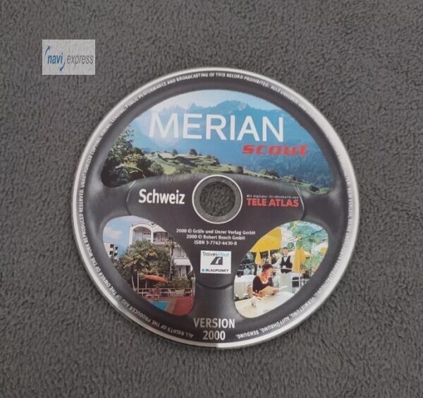 Navigation CD TravelPilot KEIN DX / NO DX SCHWEIZ SUISSE 2000