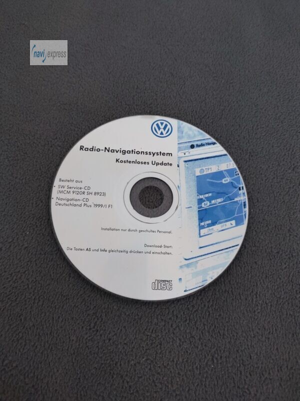 Navigation CD Volkswagen TravelPilot KEIN DX Deutschland 1999