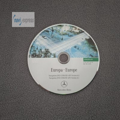 Mercedes-Benz Navigation DVD COMAND APS NTG1 Europa 2004 Version 4.1 Grün