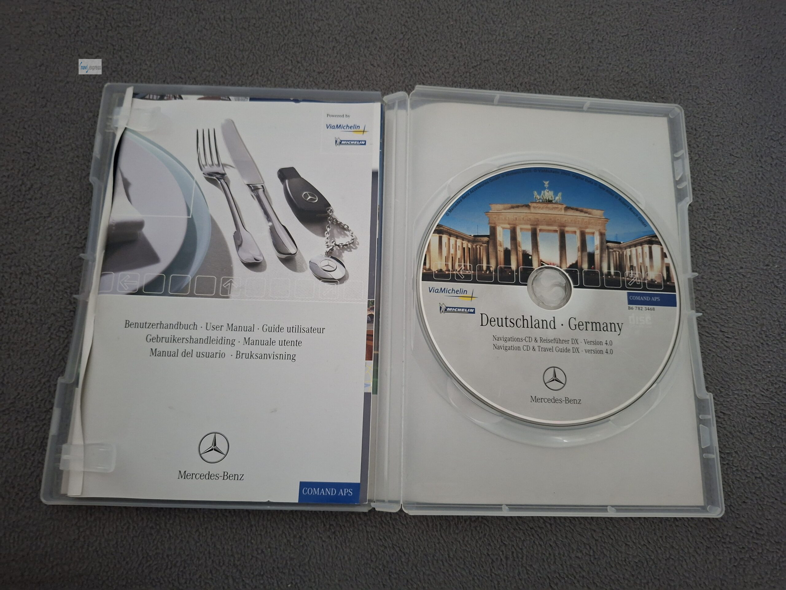 Navigation CD Deutschland 2004/2005 DX Version 4.0 für Mercedes-Benz Comand DX – Bild 3