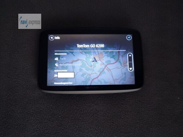 TomTom GO 6200 6 Zoll PKW Navi WELT-Karten WLAN Radar (SIM KARTE DEAKTIVIERT) - Image 2