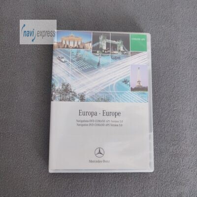 Mercedes Benz Navigation DVD COMAND APS NTG1 Europa 2005/2006 Version 5.0 Grün