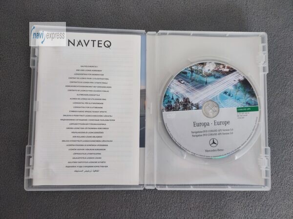 Mercedes Benz Navigation DVD COMAND APS NTG1 Europa 2005/2006 Version 5.0 Grün - Image 4