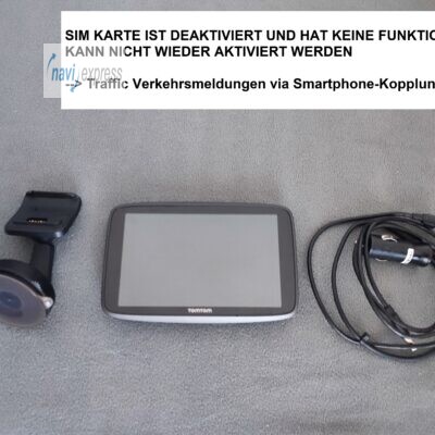 TomTom GO 6200 6 Zoll PKW Navi WELT-Karten WLAN Radar (SIM KARTE DEAKTIVIERT)