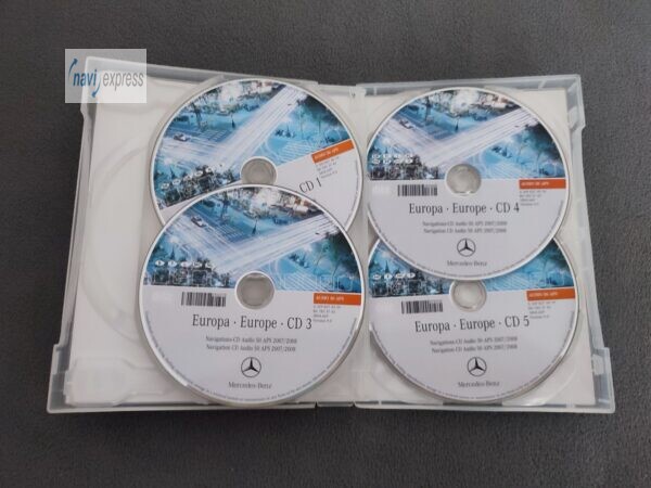 Mercedes-Benz Navigations-CD Set Audio 50 APS NTG2 Deutschland und Europa 2007/2008 Version 9.0 – Bild 5