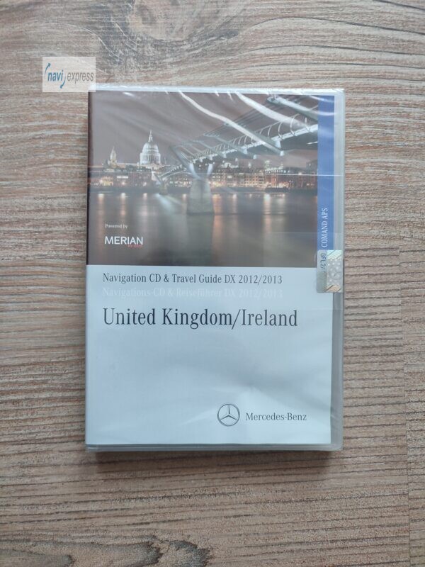 Mercedes-Benz Navigation CD DX United Kingdom and Ireland 2012/2013 für Comand DX (NEW)