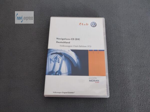 Navigations-CD DX Deutschland V5 von 2006 für Volkswagen MCD MFD RNS2 RNS MFD2 Audi BNS 4.X RNS 4.X