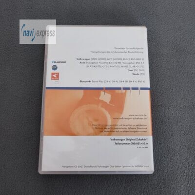 Navigations-CD DX Deutschland V5 von 2006 für Volkswagen MCD MFD RNS2 RNS MFD2 Audi BNS 4.X RNS 4.X