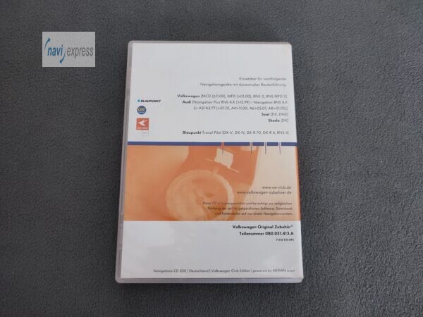 Navigations-CD DX Deutschland V5 von 2006 für Volkswagen MCD MFD RNS2 RNS MFD2 Audi BNS 4.X RNS 4.X – Bild 2