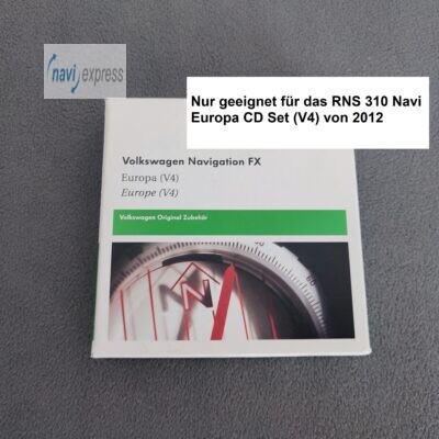 Volkswagen Navigation FX CD Set Europa V4 von 2012 3C8051884BN