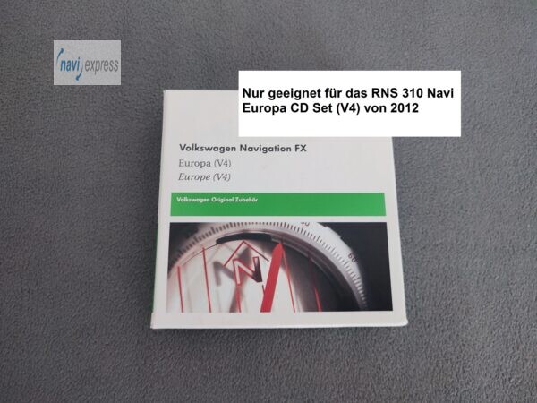 Volkswagen Navigation FX CD Set Europa V4 von 2012 3C8051884BN
