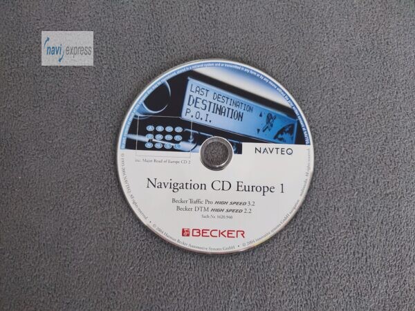 Becker Navigation CD Traffic PRO HIGHSPEED DTM HIGHSPEED Deutschland 2004/2005 V3.2