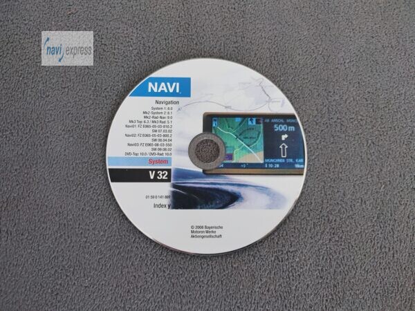 BMW Software Firmware Update CD V32 MK4 HIGH SW 4-1/00