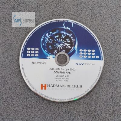 Mercedes Benz Navigation DVD COMAND APS NTG1 Europa 2003 Version 2.0 Grün