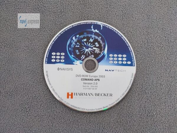 Mercedes Benz Navigation DVD COMAND APS NTG1 Europa 2003 Version 2.0 Grün
