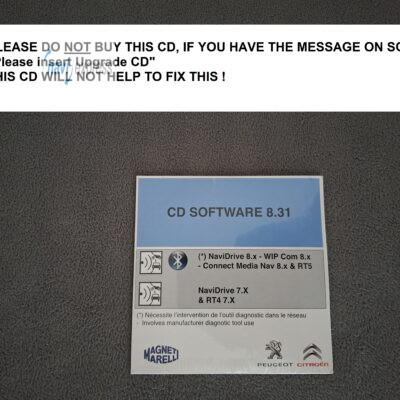 RT4 RT5 Final Software Update 8.31 NaviDrive WIP Com 7.x 8.x Peugeot Citroën