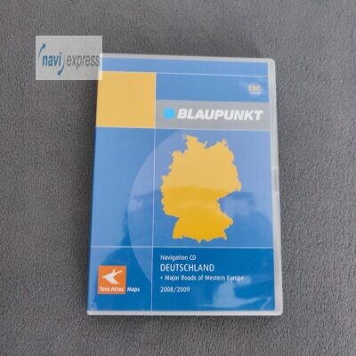 Navigation CD Set Blaupunkt Travelpilot DX DEUTSCHLAND 2008/2009 + Major Roads of Europe