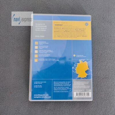 Navigation CD Set Blaupunkt Travelpilot DX DEUTSCHLAND 2008/2009 + Major Roads of Europe