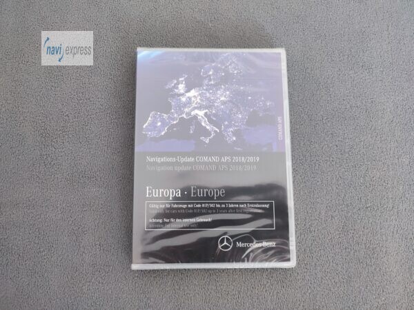 Mercedes-Benz Navigation DVD COMAND APS NTG4-204 Europa 2018/2019 GLK C-Klasse violett Version 16.0 (NEU)