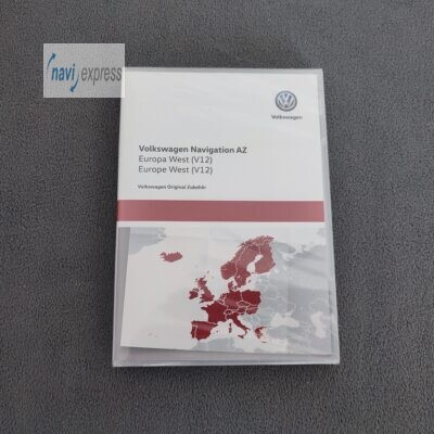 SD Karte Volkswagen Navigation AZ Europa West (V12) von 2020 3AA051866BE (NEU)