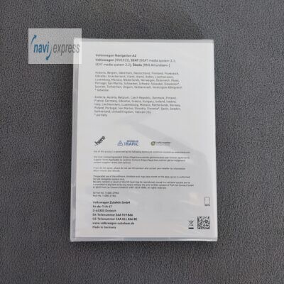 SD Karte Volkswagen Navigation AZ Europa West (V12) von 2020 3AA051866BE (NEU)
