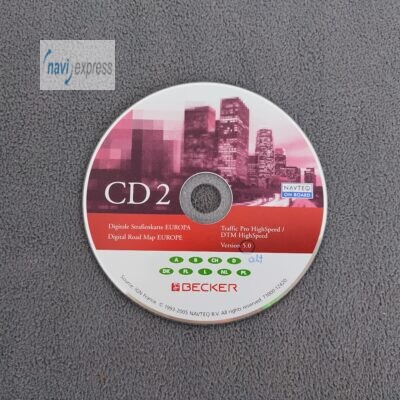Becker Navigation CD Traffic PRO HIGHSPEED DTM HIGHSPEED Deutschland 2005/2006 Version 5.0