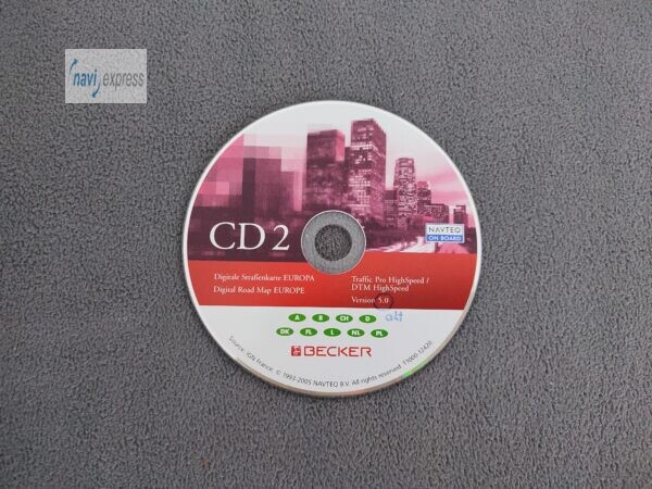 Becker Navigation CD Traffic PRO HIGHSPEED DTM HIGHSPEED Deutschland 2005/2006 Version 5.0