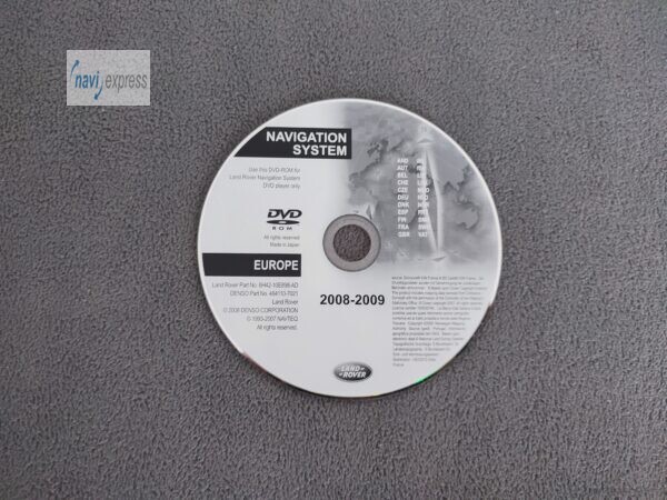 DVD Navigation Land Rover Freelander 2 Deutschland Europa 2008/2009
