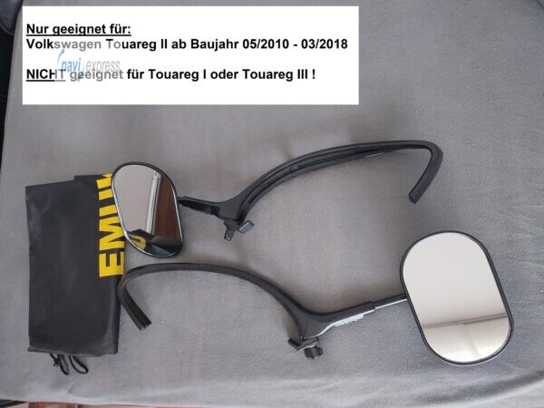 EMUK Wohnwagenspiegel 100174 Volkswagen Touareg II Typ 7P von 05/2010-03/2018