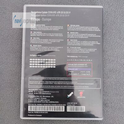 Mercedes-Benz Navigation DVD COMAND APS NTG4-204 Europa 2018/2019 A2048270800