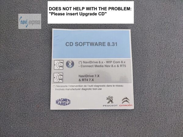 RT4 RT5 Final Software Update 8.31 NaviDrive WIP Com 7.x 8.x Peugeot Citroën