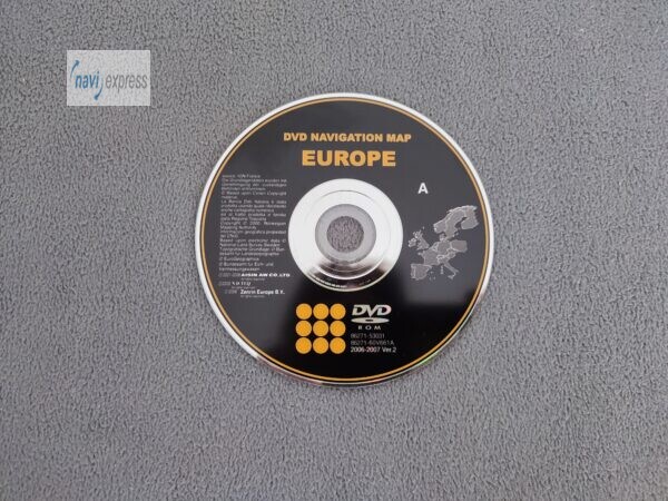 Toyota Navigations-DVD für TNS600 und TNS700 Europa 2006/2007