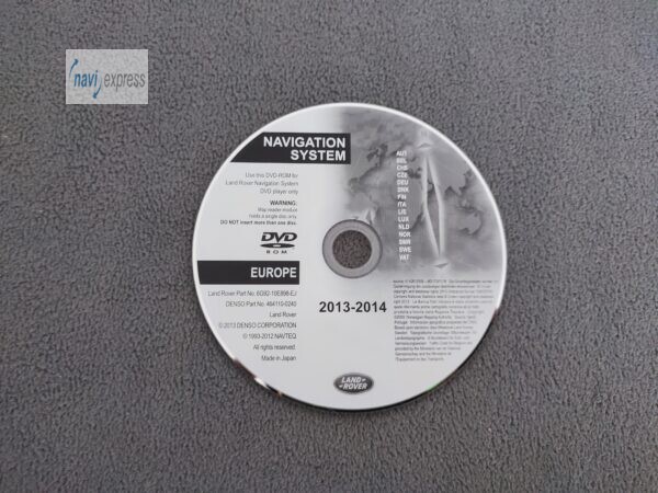 DVD Navigation Land Rover Freelander 2 Deutschland Skandinavien Italien 2013/2014