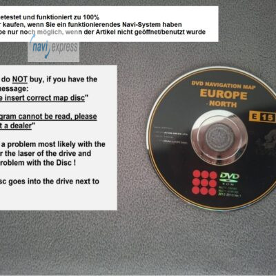 Toyota Navigation DVD für TNS600 und TNS700 Deutschland Nordeuropa 2012/2013