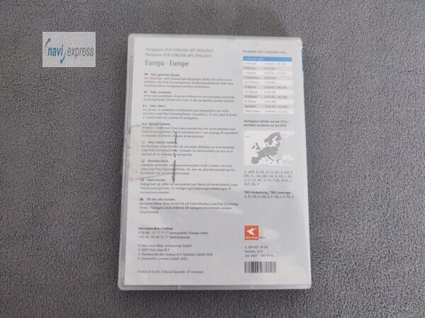 Mercedes-Benz Navigation DVD COMAND APS NTG2 Europa 2010/2011 - Image 3