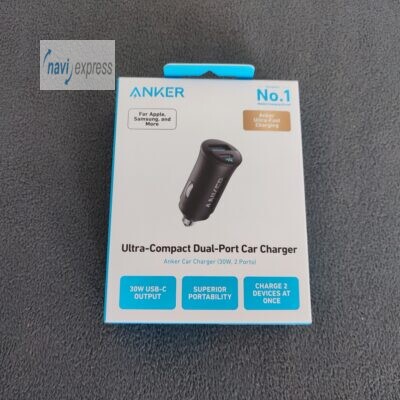 Anker Ladegerät Handy Tablet Autoladegerät 2-faches Laden USB C & USB-A  (30W, 2 Ports)