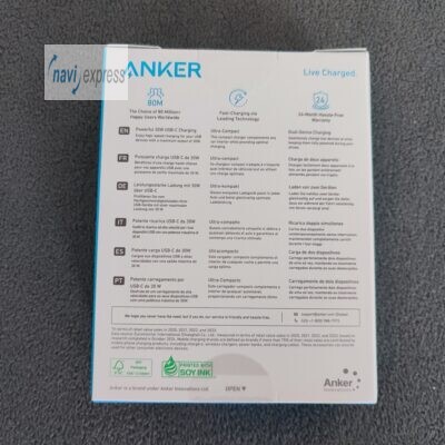 Anker Ladegerät Handy Tablet Autoladegerät 2-faches Laden USB C & USB-A  (30W, 2 Ports)