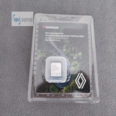 Renault Carminat TomTom LIVE Navi SD Karte Europa 2025 Map Version 11.45
