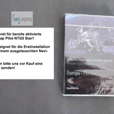 Navi Update SD Karte Mercedes GARMIN MAP PILOT NTG5 STAR1 Europa 2020/2021