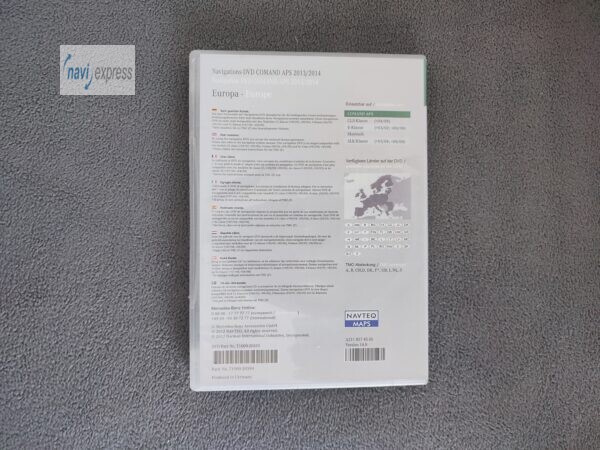 Mercedes Benz Navigations-DVD COMAND APS NTG1 Europa 2013/2014 – Bild 4