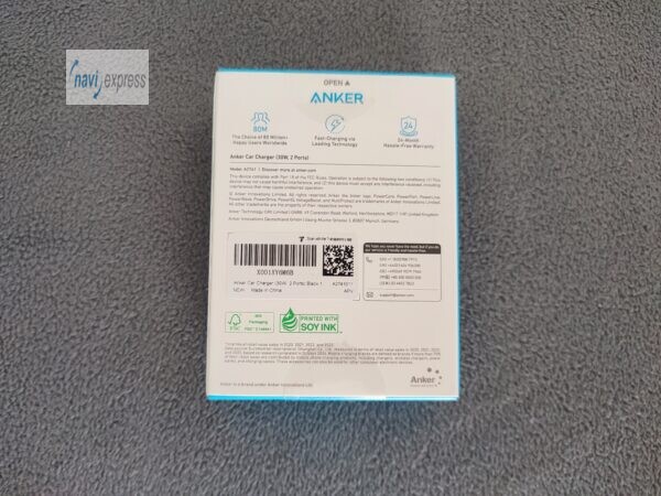 Anker Ladegerät Handy Tablet Autoladegerät 2-faches Laden USB C & USB-A  (30W, 2 Ports) – Bild 2