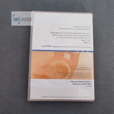 Navigations-CD DX Deutschland V3 von 2005 Volkswagen MCD MFD RNS2 RNS MFD2 Audi BNS 4.X RNS 4.X