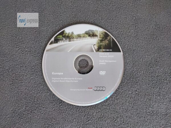 AUDI MMI 2G Navigation DVD Deutschland + Osteuropa 2016